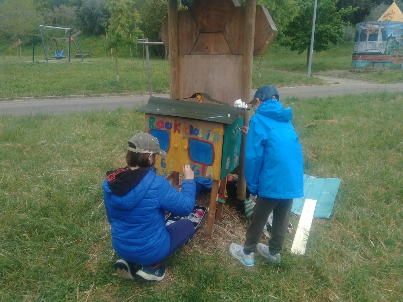 Quando stiamo dipingendo il bookcrossing.